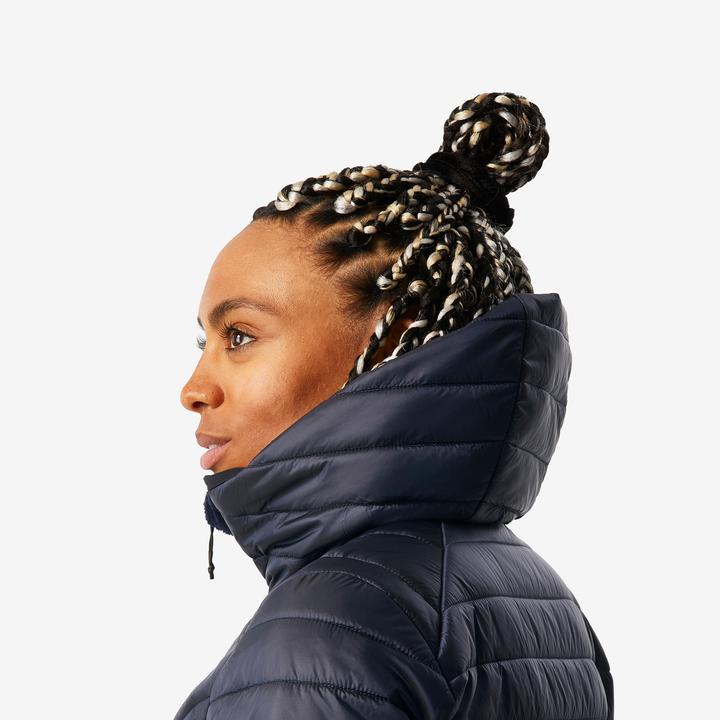 Immagine prodotto Wedze Giacca da sci da donna in piumino leggero e caldo - 500 blu/nero (S)