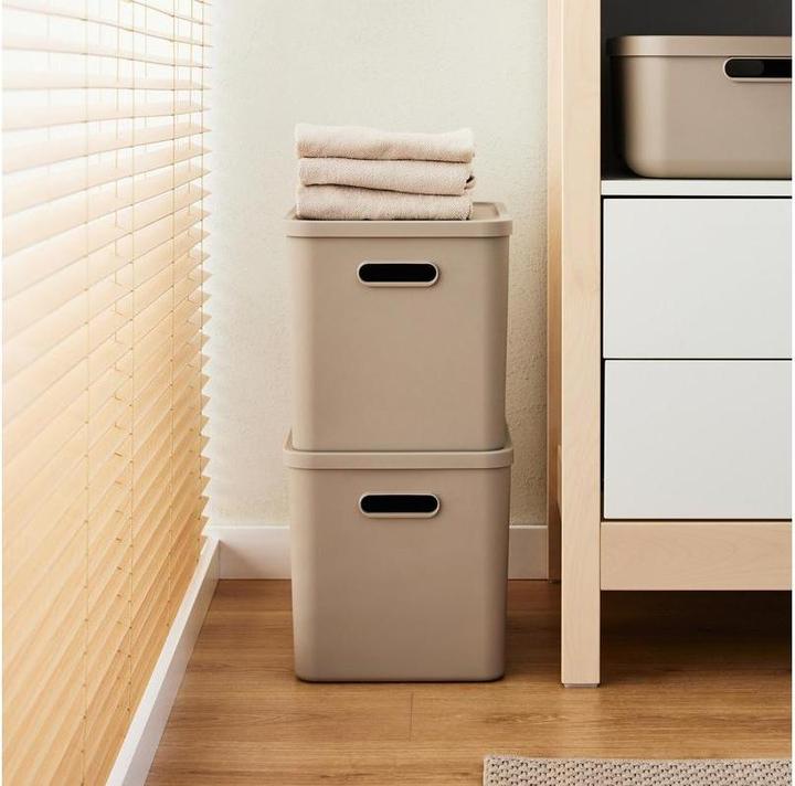 Actual product image Rotho Babydesign Spielzeugbox KAYO L Cappuccino