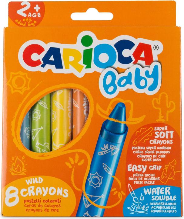Produktbild Carioca Wachsmalstifte (Mehrfarbig, Multicolor, multicolour, 8 x)