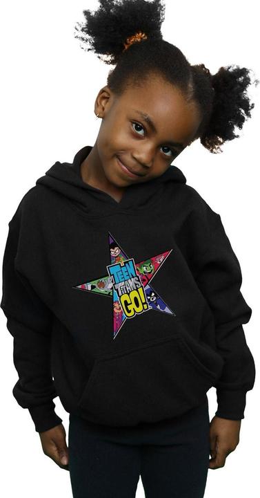 Immagine prodotto Teen Titans Go Star Logo Felpa con Cappuccio Ragazze (140, 146)