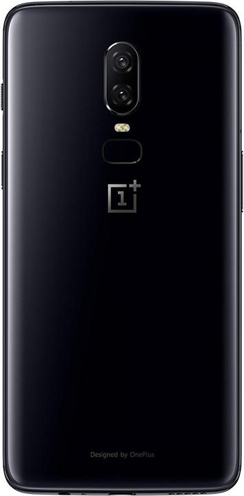 Produktbild OnePlus 6 (64 GB, Mirror Black, 6.28", Dual SIM, 16 Mpx, 4G)
