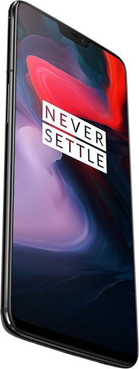 Produktbild OnePlus 6 (64 GB, Mirror Black, 6.28", Dual SIM, 16 Mpx, 4G)