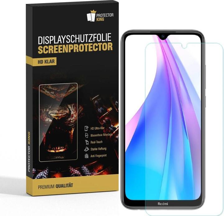 Produktbild Protectorking 6x Premium Displayschutzfolie 3D KLAR (6 Stück, Xiaomi Redmi Note 8)