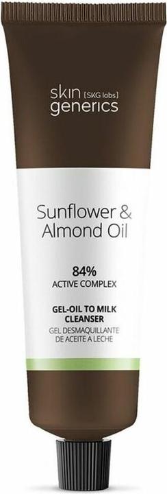 Skin Generics SUNFLOWER 6 ALMOND OIL gel-oil to milk cleanser 100 ml (Gel, 100 ml)