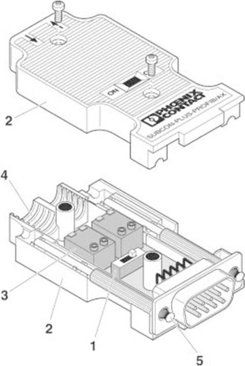 Immagine prodotto Phoenix Contact Connettore AX/Fast SUBCON Profibus