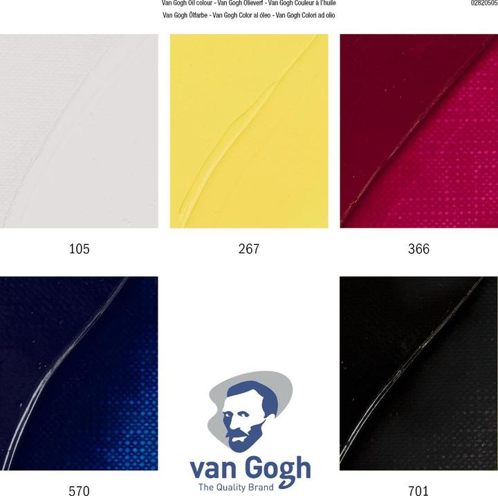 Immagine prodotto Van Gogh Colori ad olio 2820505 5x40 ml (Assortito, 40 ml)