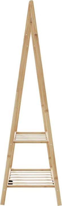 Produktbild VidaXL Kleiderständer mit Ablagen 96x45,5x150,5 cm Bambus