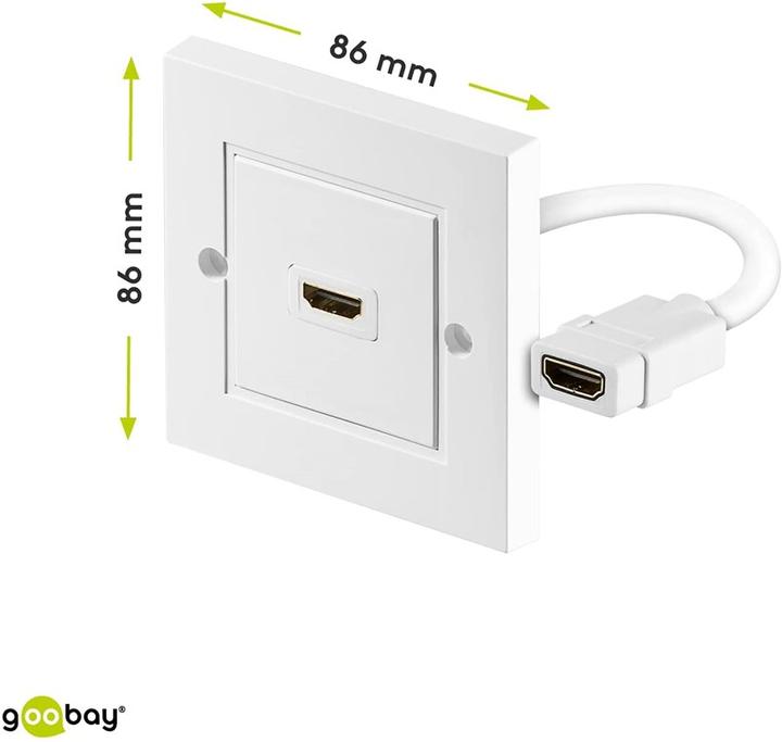 Immagine prodotto Goobay HDMI (Typ A) — HDMI (Typ A) (0.18 m, HDMI)