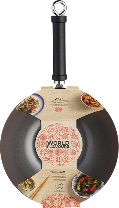 Produktbild World of Flavours Orient (26.50 cm, Wok Pfanne, Carbonstahl)