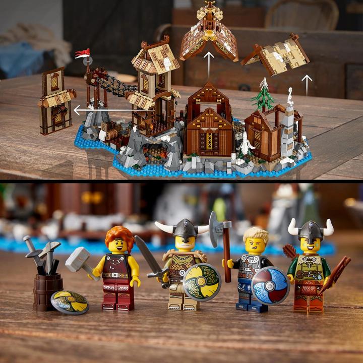 Image du produit LEGO Ideas Village viking (21343, LEGO Ideas, LEGO difficiles à trouver)