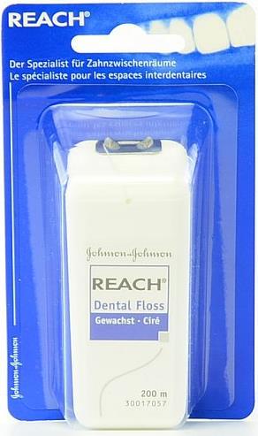 Image du produit Johnson & Johnson (ACT) Dental floss ciré (bleu) (200 m)
