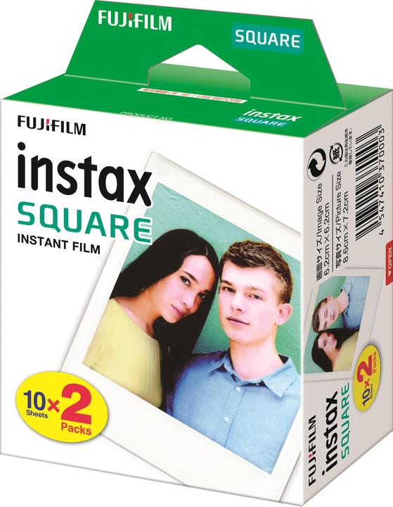 Produktbild Fujifilm Instax Square 10 Blatt 2-Pack (Instax SQ10, Instax Square SQ6, Instax Square SQ10)