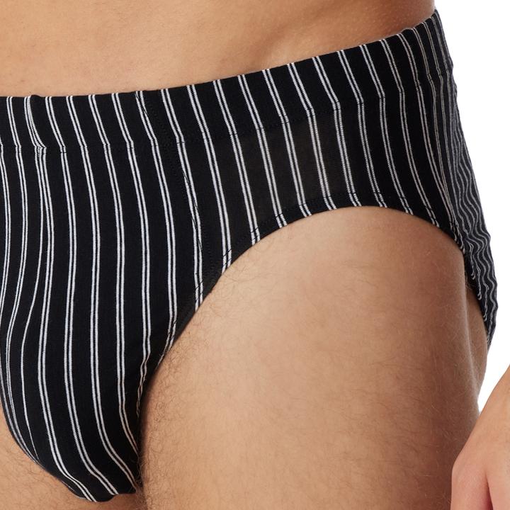 Actual product image Schiesser 3 Pack 95/5 Essentials Organic Cotton Mini Briefs / Underpants (L, pack of 3)