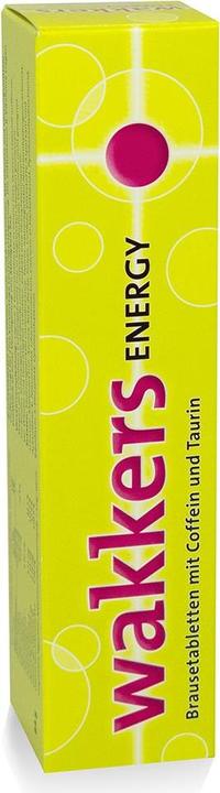 Actual product image Wakkers Energy Caffeine Taurine min B 20 effervescent tablets (20 Piece, Effervescent tablet, 112 g)