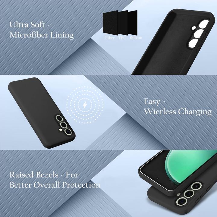 Image du produit Cadorabo Coque pour Samsung Galaxy S24 FE TPU Liquid Silicone Case (Samsung Galaxy S24 FE)