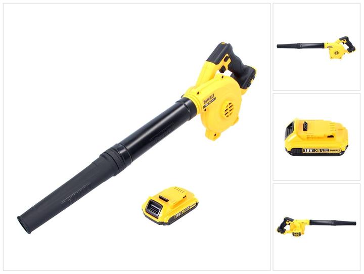 Productafbeelding DeWalt DCV 100 N 18 V Akku Gebläse / Laubbläser + 1 x DCB 183 2 Ah Akku - ohne Koffer, ohne Lader (Oplaadbare batterij, Bladblazer)