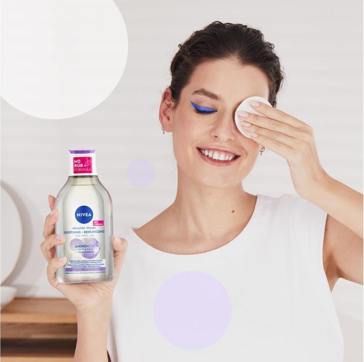 Actual product image NIVEA Soothing micellar water (Micelle water, 400 ml)