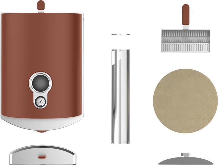 Actual product image Ziipa Terracotta (Pizza oven wood)