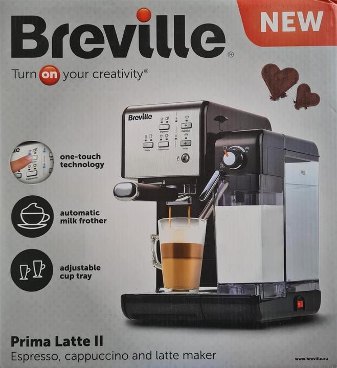 Actual product image Breville VCF108X PrimaLatte II coffee and espresso machine, suitable for coffee powder or pods,...