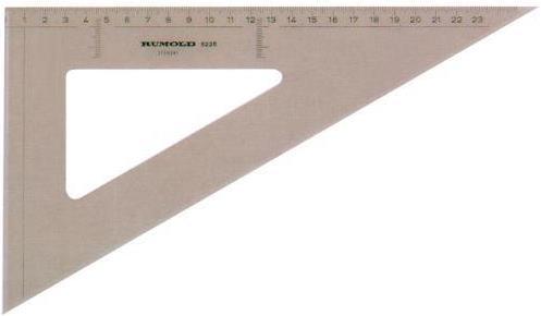 Actual product image Rumold Drawing triangle 45 32 cm (210 mm)