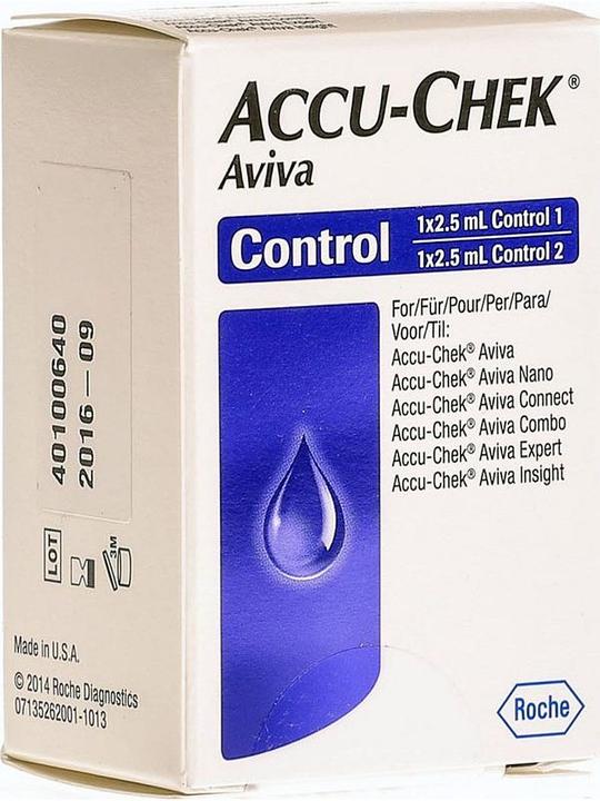 Actual product image Accu-Chek AVIVA Control Solution 2 x 2. (Control solutions)
