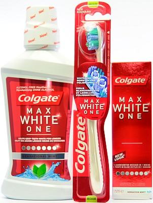 Image du produit Colgate Max White ONE des dents plus blanches (400 ml, Bains de bouche)