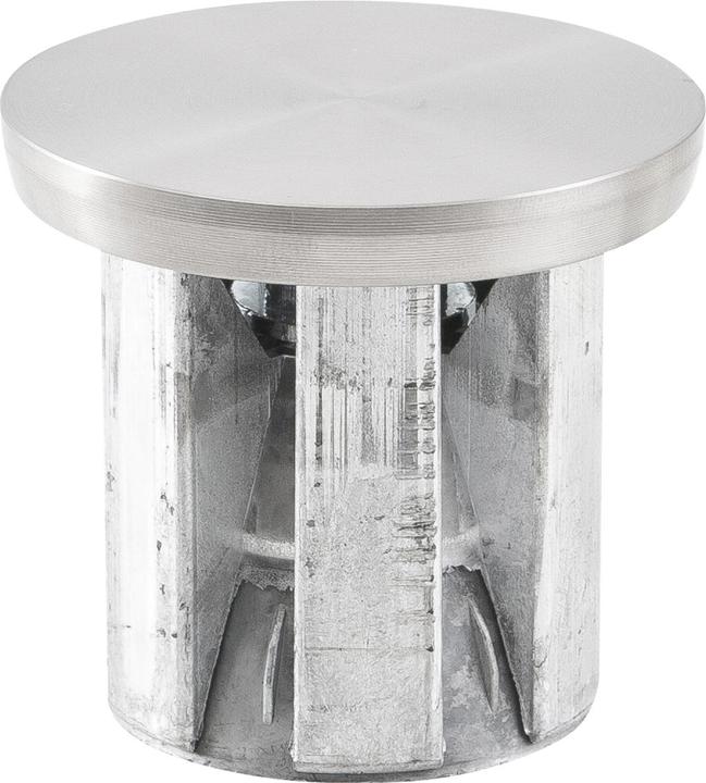 Produktbild Camar Glasplatten-Adapter ø 60mm zum Kleben mit Befestigungsteil, Edelstahl gebürstet