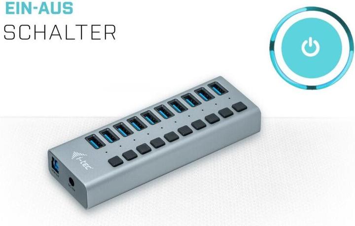 Produktbild i-tec U3CHARGEHUB10 (USB-B, 10 Ports)
