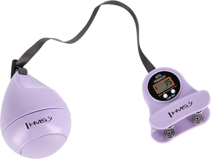 Actual product image HMS Hula Hop HHM13 with magnets weight and counter purple (40 cm, 400 g)