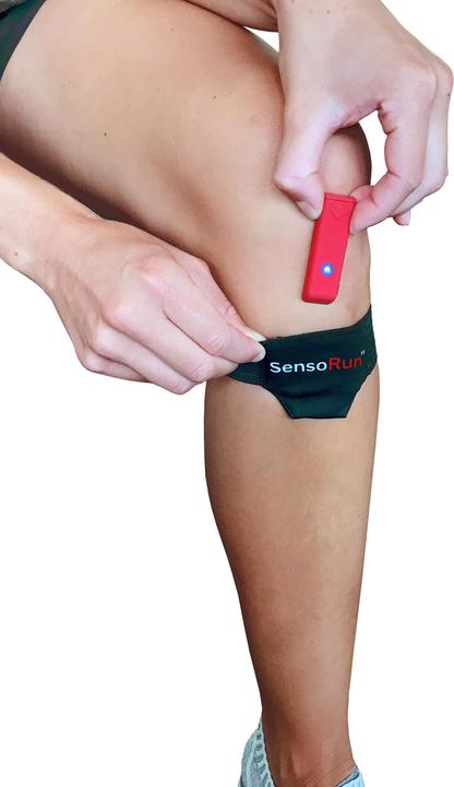 Actual product image SensoRun Running analysis set sensors and straps