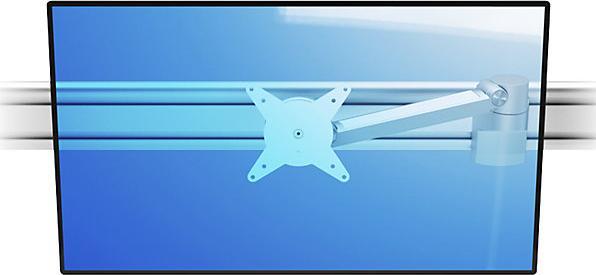 Actual product image Dataflex VIEWLITE wall mounted rail system, HxWxD 90 x 1200 x 25 mm, max. load 24 kg. (Wall)