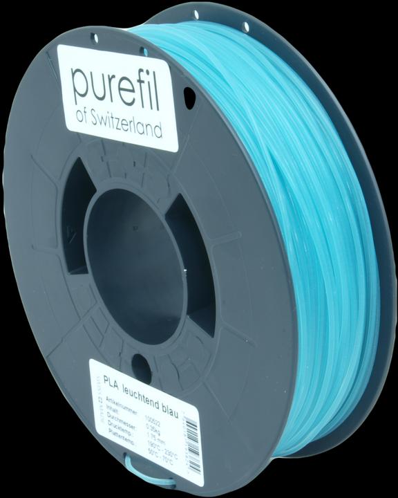 Helder blauw