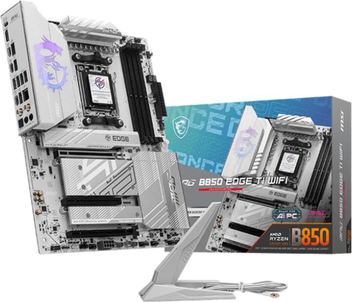Actual product image MSI MPG B850 EDGE TI WIFI (AM5, AMD B850, ATX)