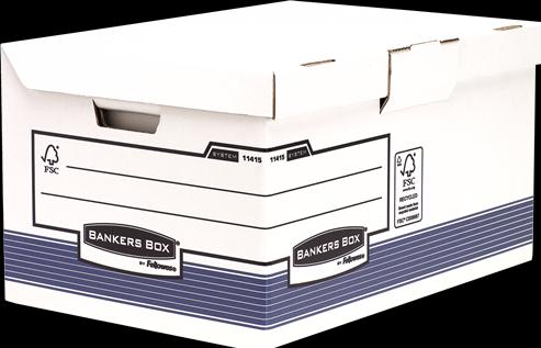 Actual product image Fellowes Archiv-Klappdeckelbox Maxi (A4)