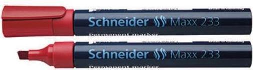 Produktbild Schneider Permanentmarker Maxx 233 Strichstärke: 1-5 mm Schreibfarbe: rot (Rot, 5 mm, 1 x)