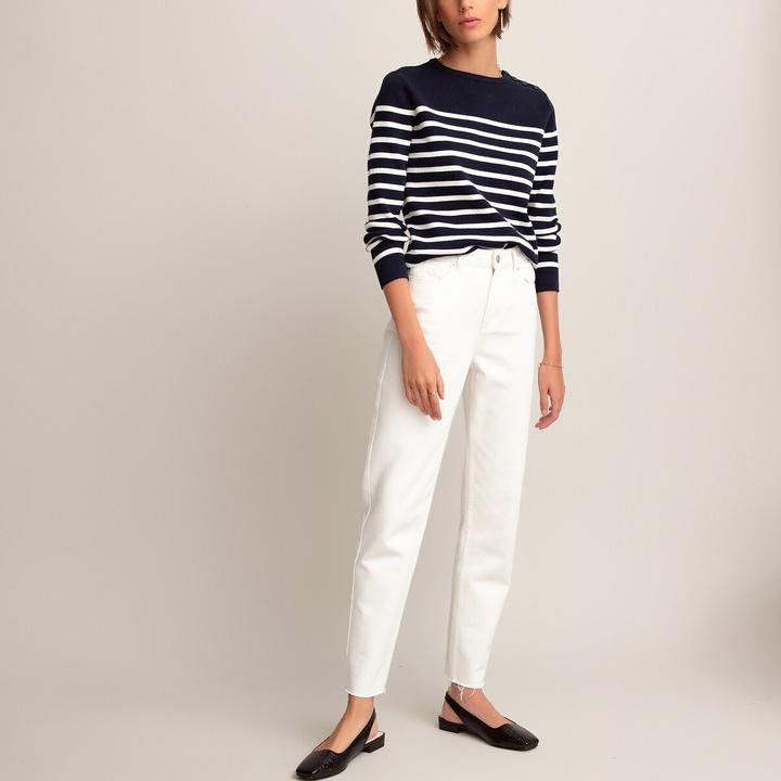 Actual product image La Redoute Collections Organic cotton sailor jumper (L)