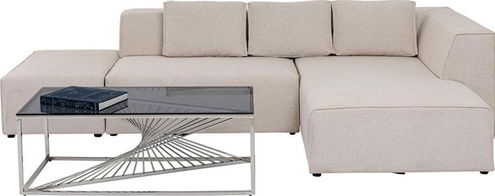 Produktbild Kare Design Ecksofa Infinity Ottomane Creme Rechts (Ecksofa)