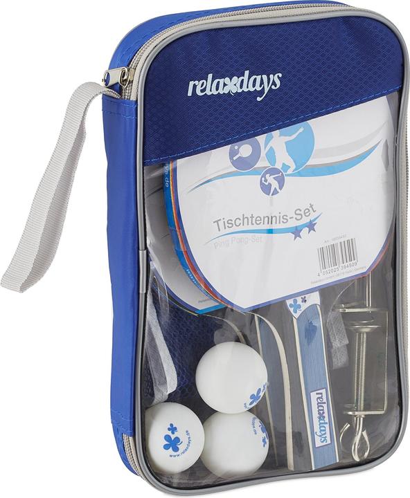 Actual product image Relaxdays 9pcs table tennis set