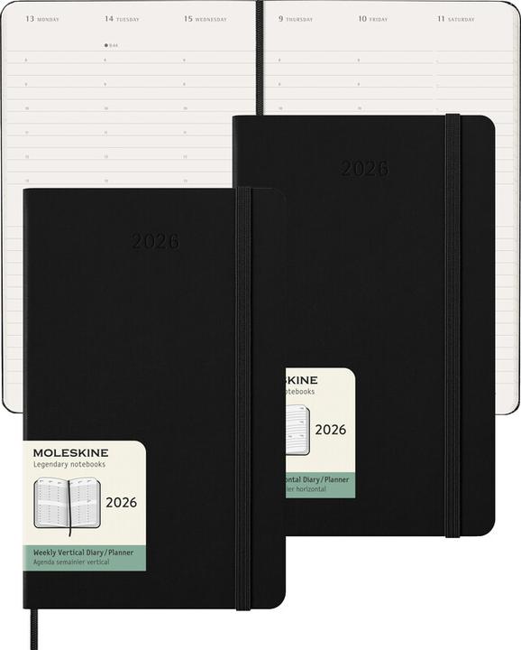 Produktbild Moleskine Geschäftsagenda Hard Cover Weekly (130 x 210 mm, Englisch)