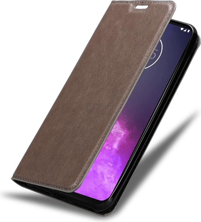 Actual product image Cadorabo Book Invisible Magnet Cover (Motorola One Pro)