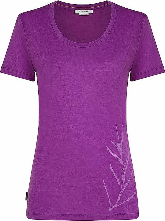 Icebreaker Women's Merino150 TechLite S/S Scoop Tee Panax