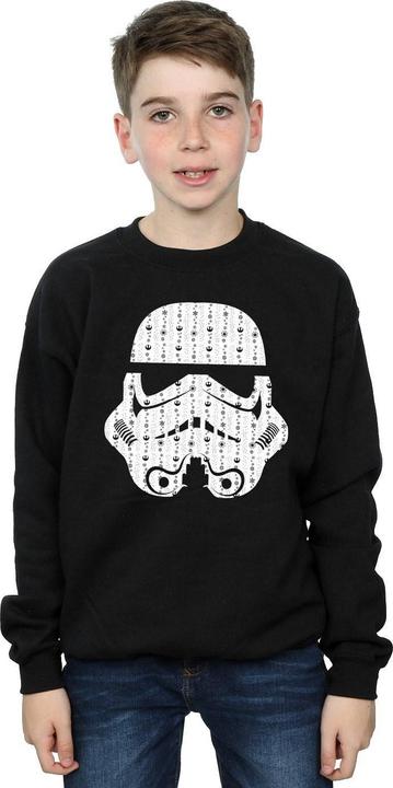 Immagine prodotto Star Wars Christmas Stormtrooper Helmet Felpa Ragazzi (140, 146)