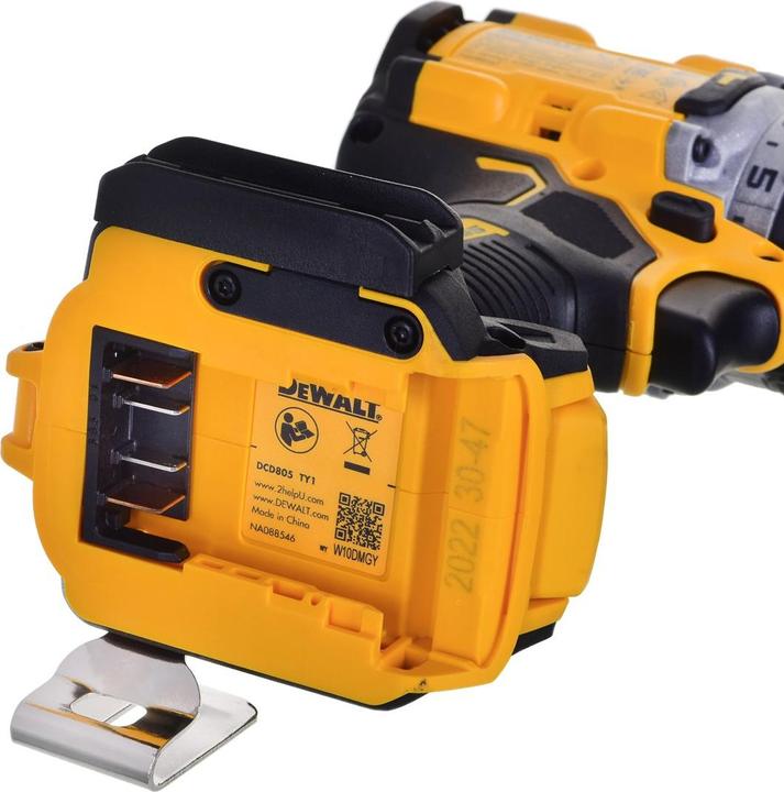 Actual product image DeWalt DCD 805 NT (Rechargeable battery operated)