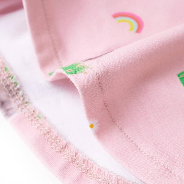 Actual product image VidaXL Children's shorts with drawstring Light pink 140,Material: 92 (140)