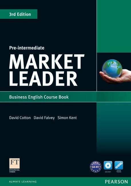 Actual product image Pearson Market Leader 3E to Intermediate SB (English, David Cotton, David Falvey, Simon Kent, 2012)