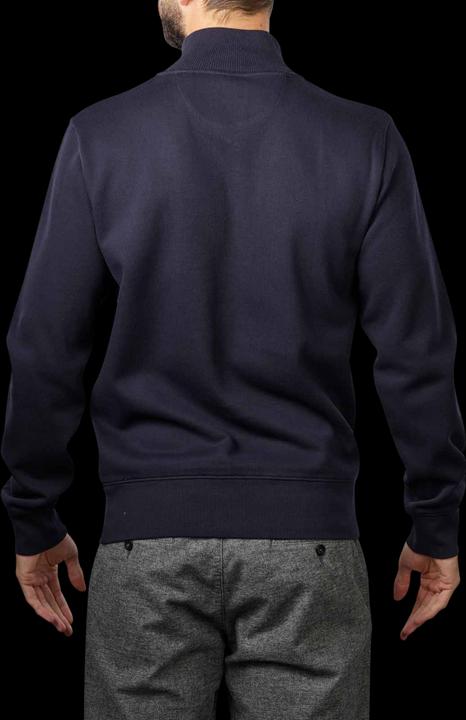 Produktbild GANT Sacker Rib Pullover Half Zip Evening Blue (L)