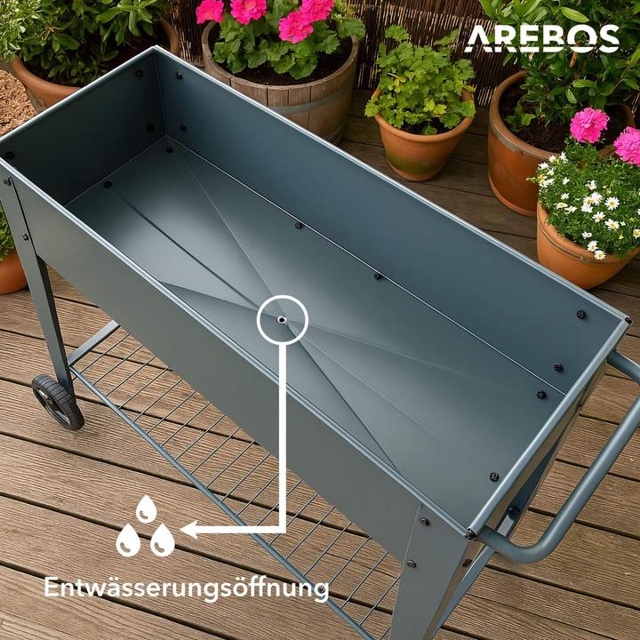 Produktbild Arebos Hochbeet mit Rädern