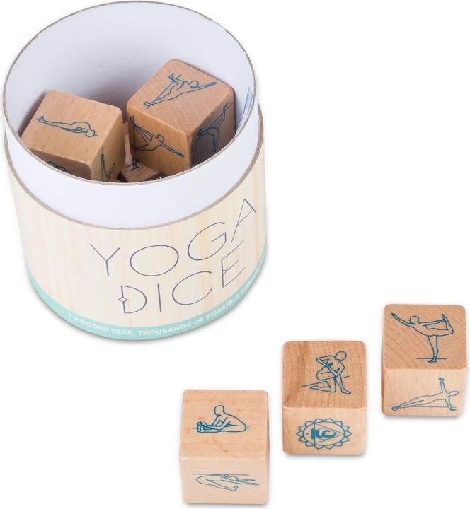 Actual product image Chronicle Books Yoga Dice Set (English)