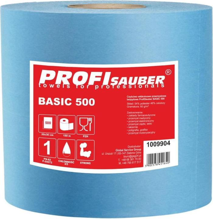 Actual product image Profi Sauber Dust-free non-woven industrial cleaning cloth ProfiSauber BASIC 500