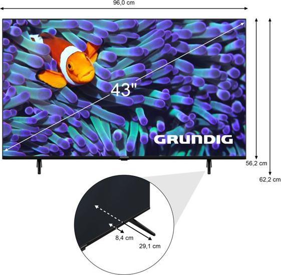 Actual product image Grundig 43 VCE 223 (43", LCD, UHD, 2023)